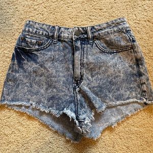 BDG high rise DREE cheeky jean shorts